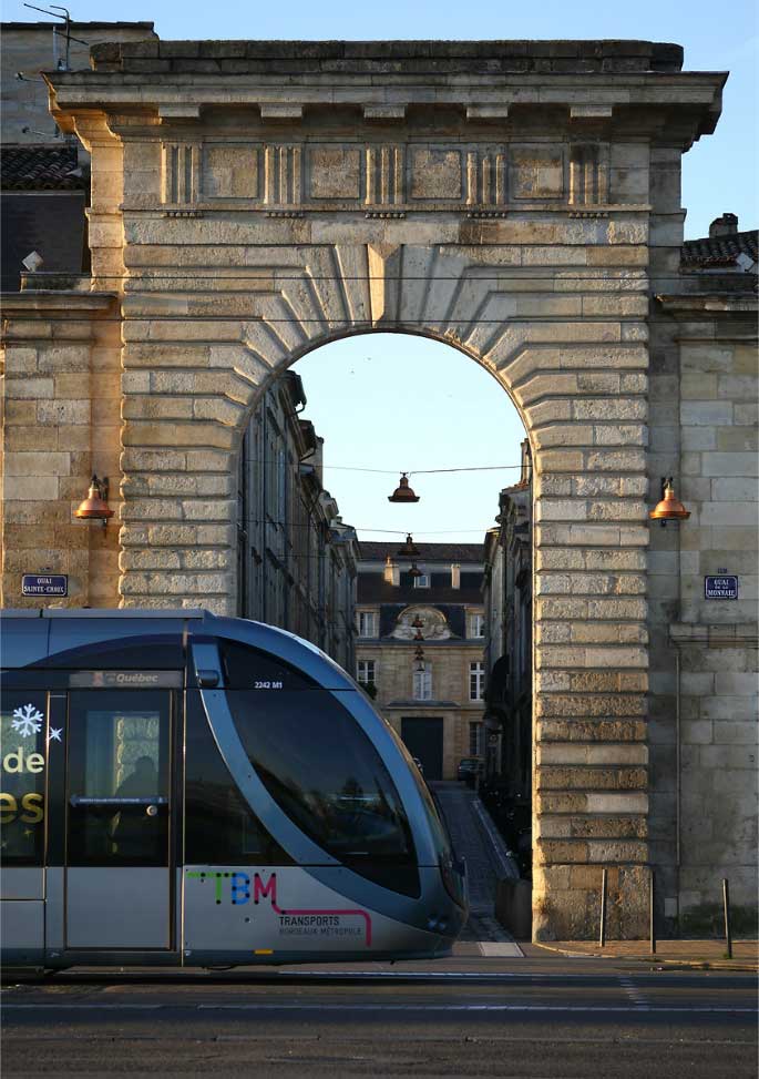 bordeaux vers l'aéroport de Mérignac